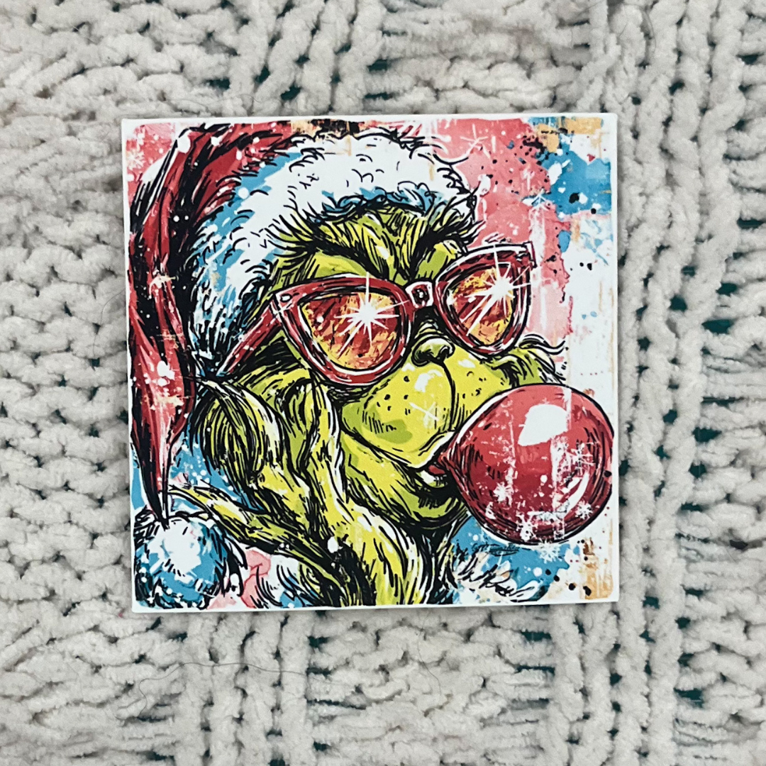 Checker frame w card stock - 2.5”