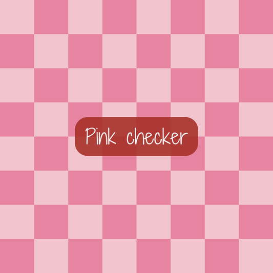 Pink checker