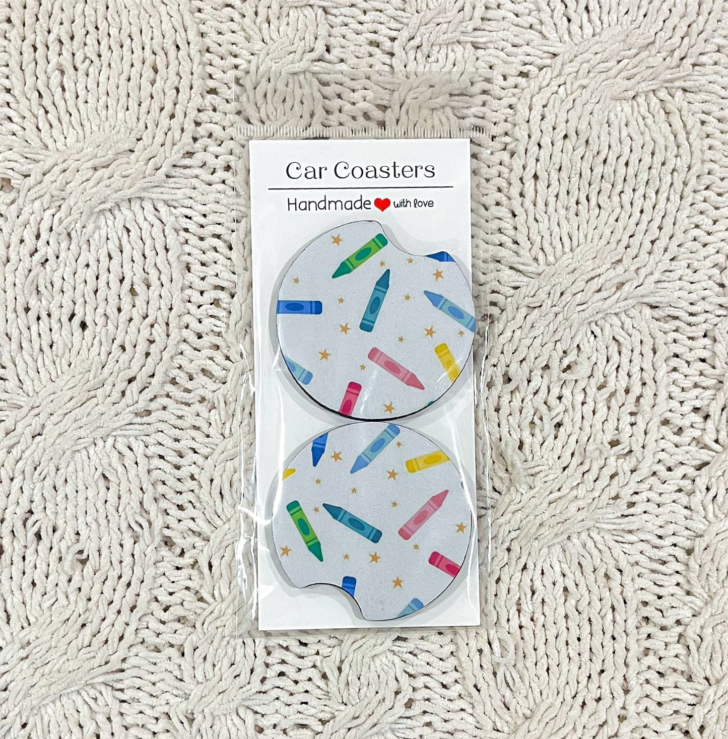 Car Coasters - Back to School