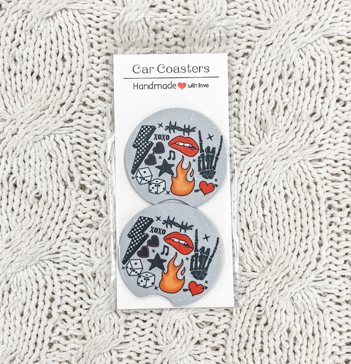 Car Coasters - retro and dopamine