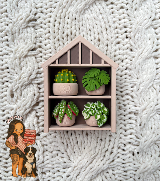 Greenhouse fidget clicker - 4 plants